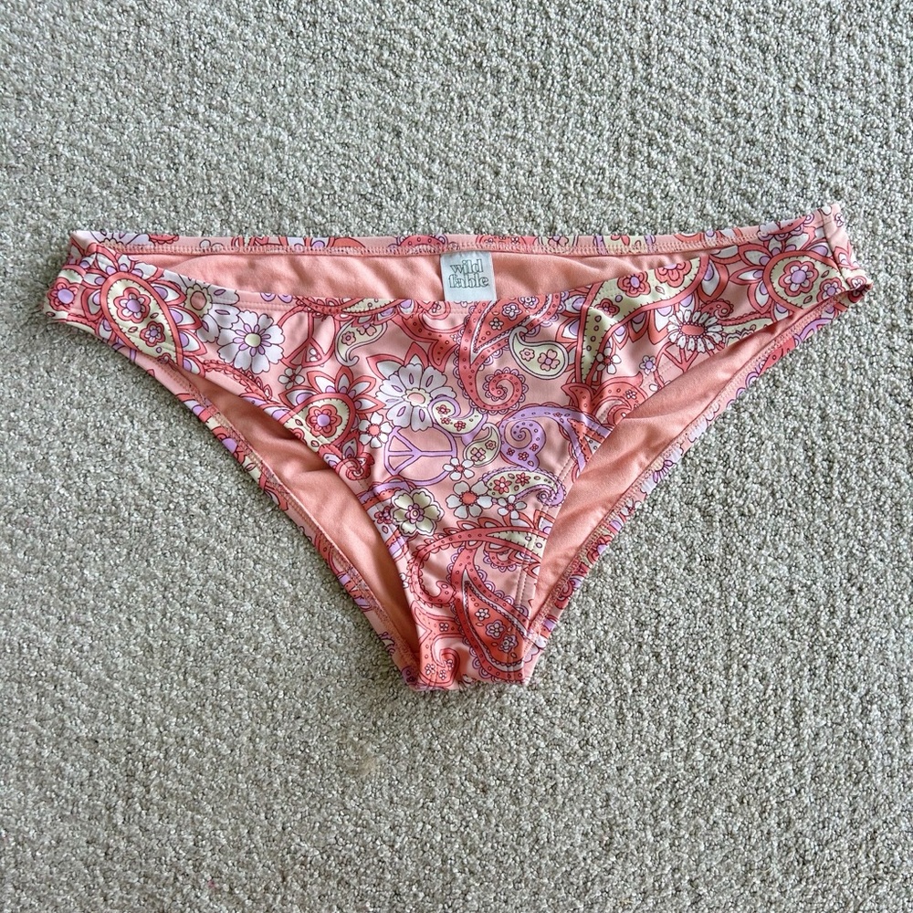 Wild Fable Pink Paisley Bikini Bottom
